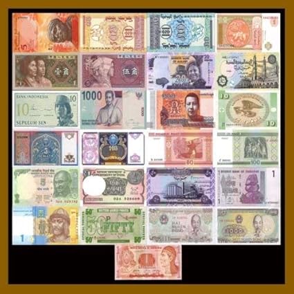 Different Mix World Notes From 50 Foreign Countries Lot 100 Pieces Pcs Unc Europe Paper Money World