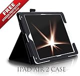 E-COMMWAY® Apple iPad Air 2 Case Accessories | Best iPad 6 Smart Tablet Covers | FREE CHRISTMAS GIFT SCREEN PROTECTOR with Your iPad Air 2 Cover | 100% MONEY-BACK GUARANTEE Apple Air2 Cases and Covers