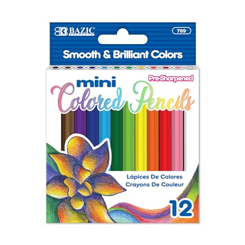 BAZIC 12 Mini Color Pencil