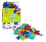 Creative Hands Glitter Foam Stickers, Stars