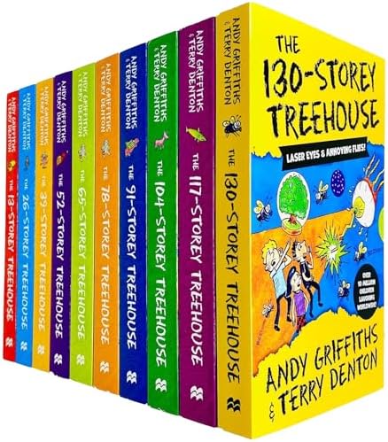 The Treehouse Storey Series 12 Books Collection Set by Andy