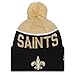 New Era 2015 On Field Sport Knit New Orleans Saints Beanie (Black/Gold) Pom Hat