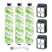 Lemige 3 Pack 2460 Multi-Surface Pet Pro Brush Rolls + 3 Pack 1866 Replacement Vacuum Filters for Bissell CrossWave Pet Pro 2306A & CrossWave 1785 Series, Compare to Part 1613568&161-3568, 1608684 primary