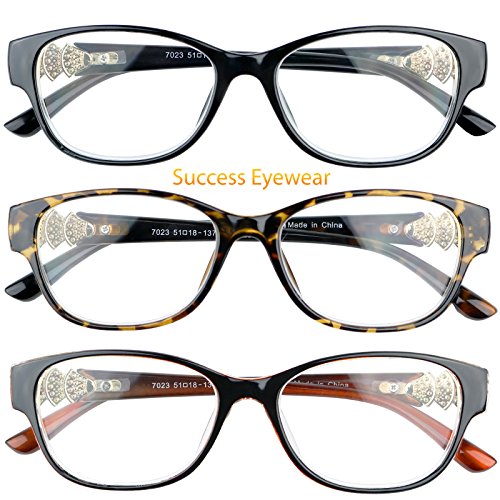 Reading Glasses 3 Set Quality Readers Fashion Crystal Design Reading