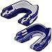 MOGO. Flavored 2 Pack Mouth Guards - Adult Sports Mouthguard for Ages 11 and Up - Mouthpiece for MMA, Football and Lacrosse - Tether Strap, Fitting Instructions and Carry Case (Blue Raspberry)