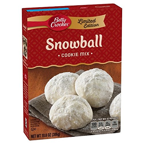 Betty Crocker Limited Edition Snowball Cookie Mix 10.8 oz. (Pack of 2)