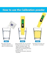 VJK Digital PH Meter Pocket PH Meter 0.01 Resolución Digital PH Prueba de Calidad de Agua con 0 14 PH Rango de Medición para Hogar Beber Agua, Piscina, Hidropónica, Acuario Agua, PH Tester Diseño