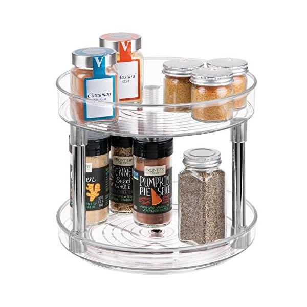 iDesign Plato giratorio para cocina, organizador de armarios con 2