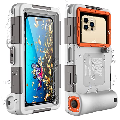 Waterproof Smartphone Case IPX8 Waterproof Phone Pouch Compatible with iPhone 17 Air 17 Pro 17 Pro Max 16e 15 16 Plus 15 16 Pro 15 16 Pro Max Samsung S25 S24 S23