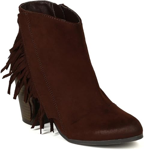 qupid fringe booties