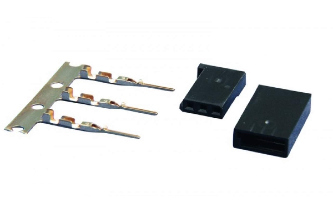 Jamara 3-Piecess Futuba Plug kit, Gold