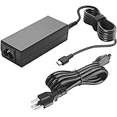 65W USB C Laptop Charger for Lenovo Thinkpad HP Dell Asus Acer MacBook Chromebook Universal Replacement Power Cord and USB-C 