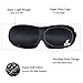 Sleep Mask, Light Blocking, Features Memory Foam, Insomnia Aid, Includes Carry Pouch and Ear Plugs, For Travel, Shift Work, Meditation, Migraines by Quiet Sound