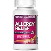 HealthA2Z Fexofenadine Hydrochloride 180mg, Antihistamine for Allergy Relief, 24-Hour Antihistamine for Allergy Relief (120 Count (Pack of 1))
