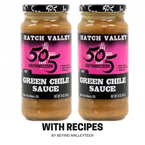 Hatch Valley Green Chile Sauce (2 16oz) 505 Southwestern with