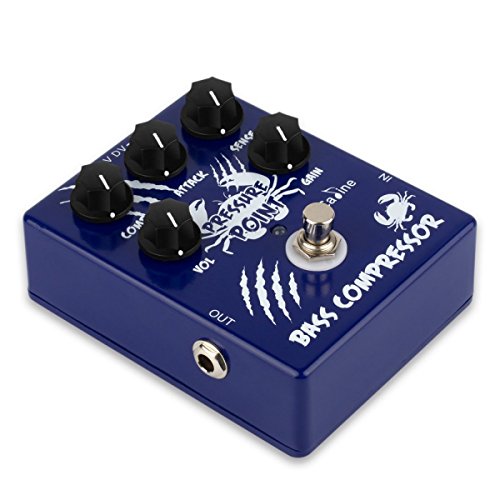 Caline CP-45 Pressure Point Bass Compressor Pedal True Bypass with Aluminum Alloy Housing