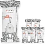 Brabantia PerfectFit Bin Liners Size H 50-60 Litre 120 Bags White
