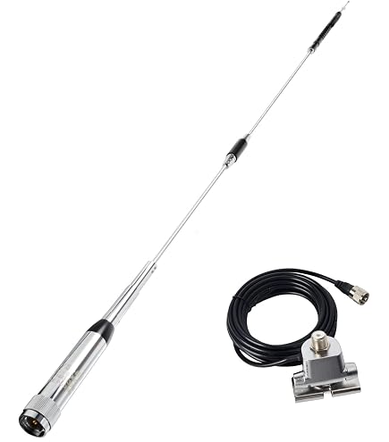 Antenne Quad Band HYS En Acier Inox Pour Radioamateur – 29/50/144/430 MHz, Compatible FT-8900R, TYT TH-9800 Et Autres