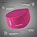 TrailHeads Womens Ponytail Headband - Moisture Wicking Hair Headband for Running, Winter, Workout - Athletic Headband Women - Berry