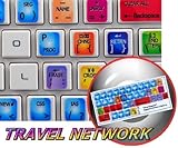 NEW SABRE TRAVEL NETWORK STICKERS FOR KEYBOARD FOR DESKTOP, LAPTOP AND NOTEBOOK