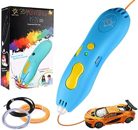 3D Printing Pen AONOKOY 3D Drawing for Pen Doodle Model Making Arts and Crafts with 1.75mm Filament,Arts Crafts DIY Perfect Gift for Kids and Adults(Blue)