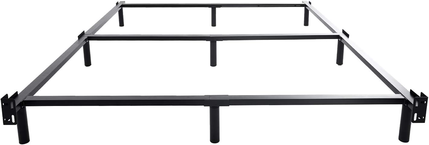 HOMUS 7 Inch High Heavy Duty Steel Platform Bed Frame/Base, Fit for Mattress and Box Spring (Cal King)