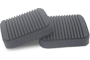 Sheisor Brake Pedal Pads, Clutch Pedal Pads Replacement Compatible with Jeep Cherokee XJ Comanche MJ Grand Cherokee ZJ Wrangl