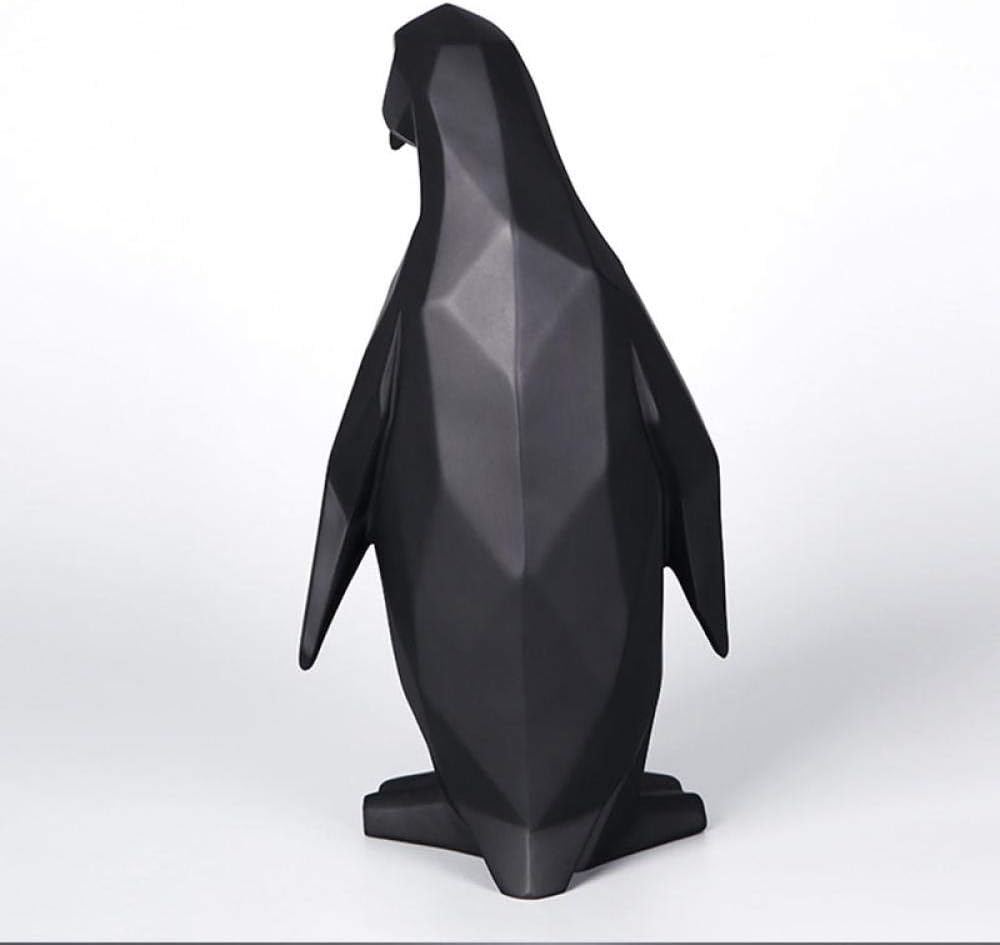 RSRZRCJ Estatuas Decorativas Escultura De Pingüino Artesanía De Resina