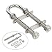 Amarine-made Stainless Steel Marine Boat Stern Bow Eye Tie Down U Bolt -1/2