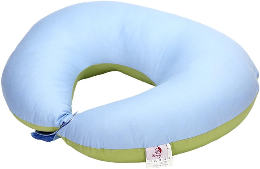 Poraty Nursing Pillow Best for Breastfeeding Moms Soft Fabric Fits Snug On Infant Nursing Pillows to Aid Mothers While Breast Feeding
