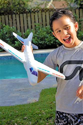 2GoodShop Giant Airplane Glider by Kids Fying Toy Build It, Throw It and Watch It Glide Hours of Outdoor Fun | Item #1030