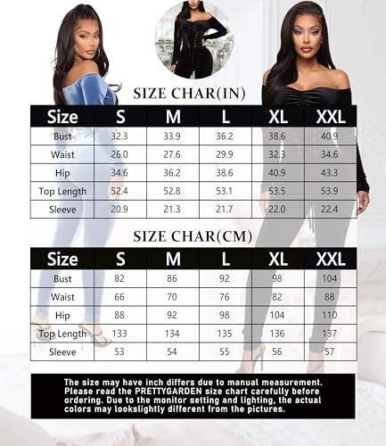 VOIKERDR LONG SLEEVE JUMPSUIT FOR WOMEN VELVET JUMPSUIT OFF THE SHOULDER BLUE JUMPSUITS HIGH WAIST SEXY BODYCON ROMPER
