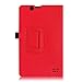 Fintie Nextbook Ares 8A Case - Slim Fit Premium Vegan Leather Folio Case Cover with Stylus Holder for Nextbook Ares 8A / Nextbook Ares 8 / Nextbook Flexx 8 / Nextbook 8 (Old Version) Tablet, Red
