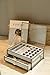 PuTwo Jewelry Boxes 22 Sections Metal Glass Jewelry Organizer Velvet Jewelry Tray Jewelry Box