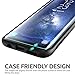 i-Blason Screen Protector for Galaxy S8+ Plus, [Case Friendly] Premium Edge-to-Edge Full Coverage Tempered Glass Screen Protector for Samsung Galaxy S8+ Plus (Black)