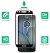 [2-Pack] Dmax Armor for Motorola Moto G5S Plus Screen Protector, (Full Screen Coverage) [Tempered Glass] Anti-Scratch, Anti-Fingerprint, Bubble Free, (Black)