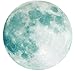 Creative 30cm Luminous Moon Skin Wall Sticker Decorative Glow in the Dark, Decor Removable Art Mural Baby Nursery Room