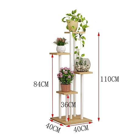 Puesto de plantas Soporte de flores vertical, soporte de planta de ...