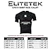 EliteTek Padded Compression Shirt - CPS14 - Youth and Adult Sizes (Black, Youth L)
