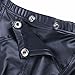 FEESHOW Men's Faux Leather Wet Look Buckled Pouch Boxer Shorts Briefs Pants