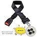 Safety Belt Extension With Bonus (2 Set Seat Belt Buttons) Adds 8-33 Inches to Belt Webbing Length (ADJUSTABLE) with 7/8'' (21.5mm-100% Check First) Wide Metal Tongue , Safety Tested & E4 Certified