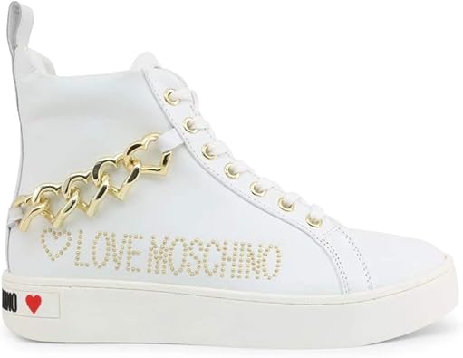 moschino white shoes