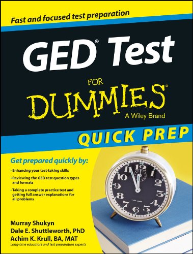 Download GED Test For Dummies, Quick Prep