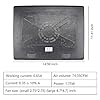 yidenguk-Laptop-Cooling-Pad-Adjustable-Angle-Ultra-Quiet-Gaming-Laptop-Cooler-Stand-with-6-Fans-Blue-Led-Lights-2-USB-Ports-Suitable-for-12-154-Inches-Laptop-Notebook-blue-5 yidenguk Laptop Cooling Pad, Adjustable Angle Ultra Quiet Gaming Laptop Cooler Stand with 6 Fans, Blue Led Lights, 2 USB…