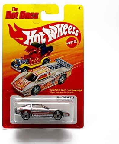 '80 CORVETTE (SILVER) * The Hot Ones * 2011 Release of the 80's Classic Series - 1:64 Scale Throw Back HOT WHEELS Die-Cast Vehicle