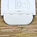 Hisri 3 in 1 Qi Wireless Charging Pad,Fast Wireless Charger Compatible for iPhone X/XS Max/8/8 Plus Apple Watch Airpods Samsung Galaxy Note 8/S9/S8 and All Qi Enable Device (White Only Wireless Pad)