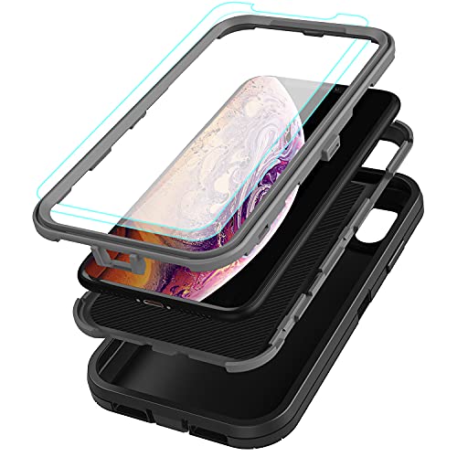 Wedall for iPhone Xs iPhone X Case, with x Screen Protector
