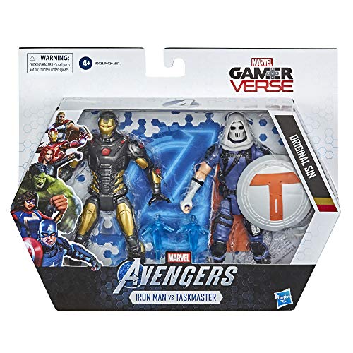 Hasbro Marvel Gamerverse 15 cm große Iron Man vs. Taskmaster Action-Figuren, ab 4 Jahren – Bild 3