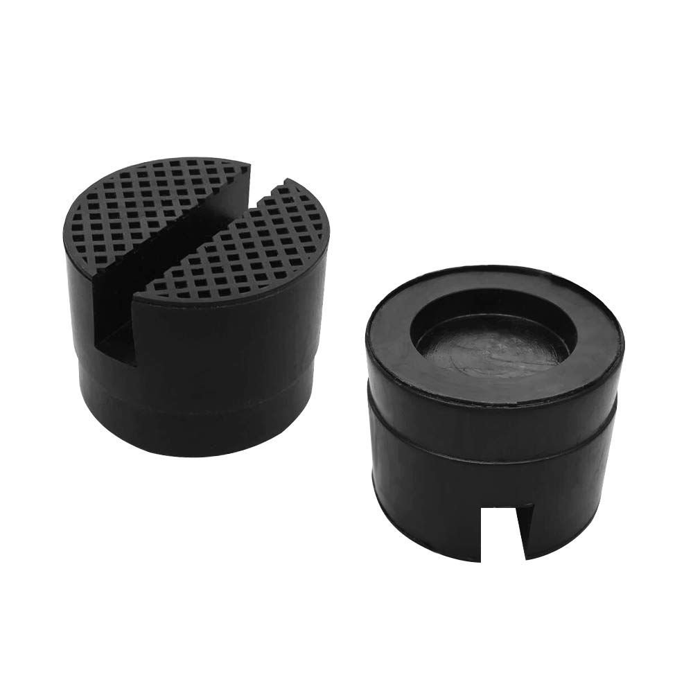 Jack Rubber Pad Universal 2 Pack Slotted Frame Rail Protector for Car Trolley Jack 50 X 35mm