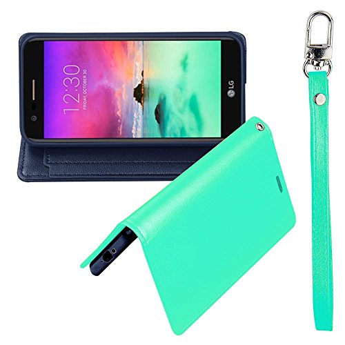 LG Stylus 4/Stylo 4 [El Lumiere Prime Wallet Case] Multi-Card Slot Wallet Case [Drop Protection] Premium Leather [Kickstand Feature] (P-Mint) - Thumbnail 5
